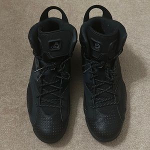 Used men’s size 12 Jordan 6 Black and White